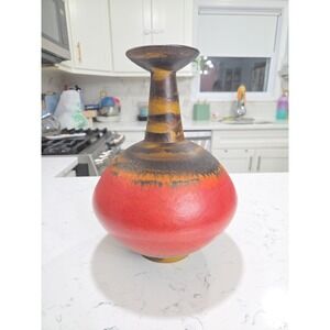 Mid-Century Alvino Bagni for Raymor Multicolor Italian Modernist Pottery